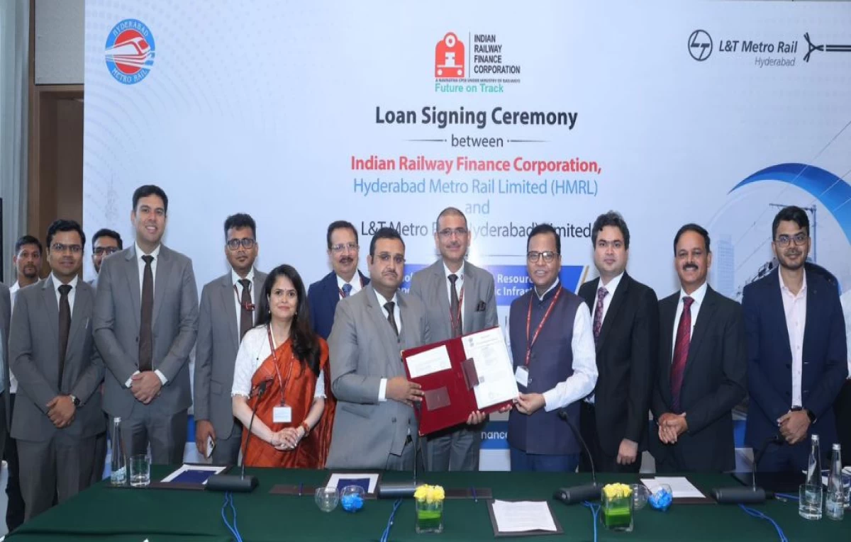 IRFC signs Rs 13,527 cr refinancing deal for Hyderabad Metro in major push to urban rail financing